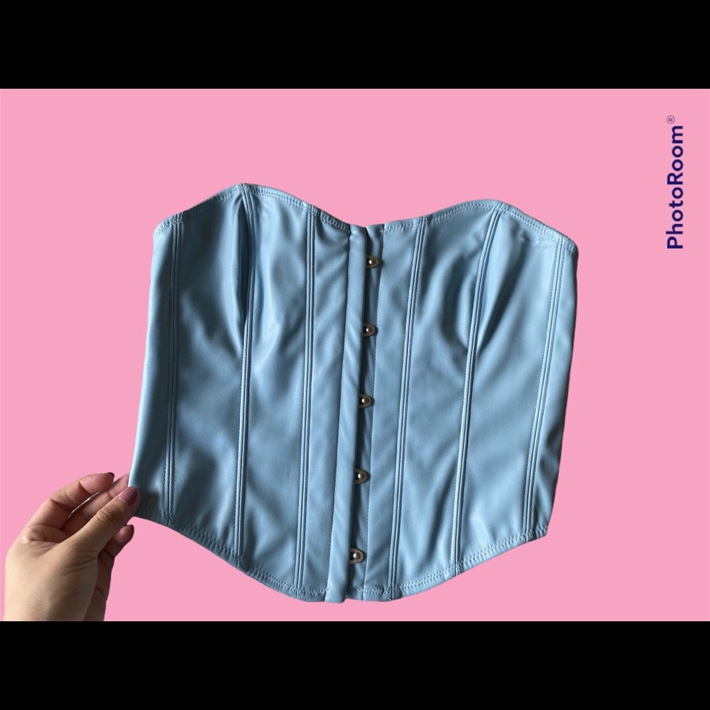 Urban outfitters blue corset